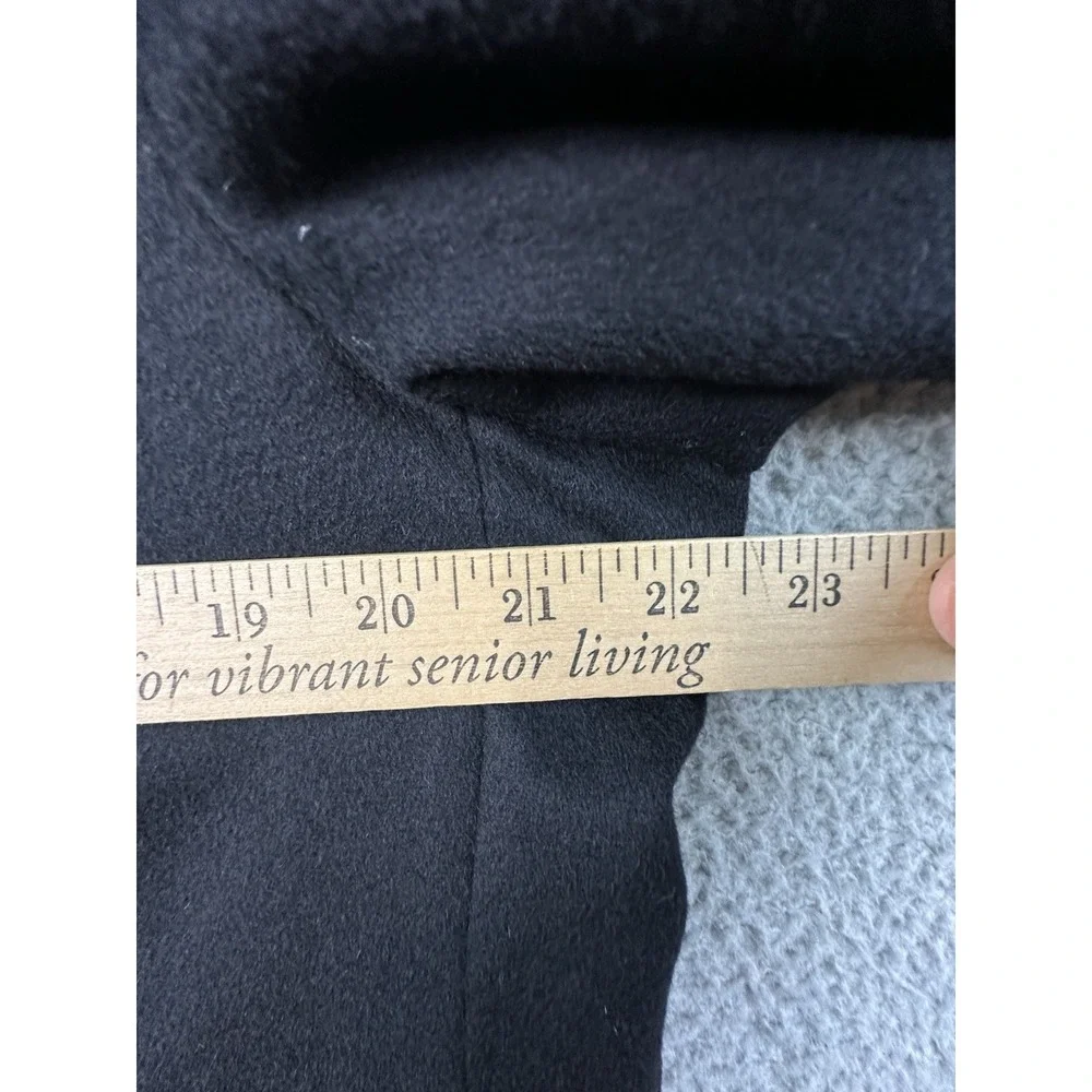 VTG Polo University Ralph Lauren Blazer Jacket 43R Black Cashmere Preppy